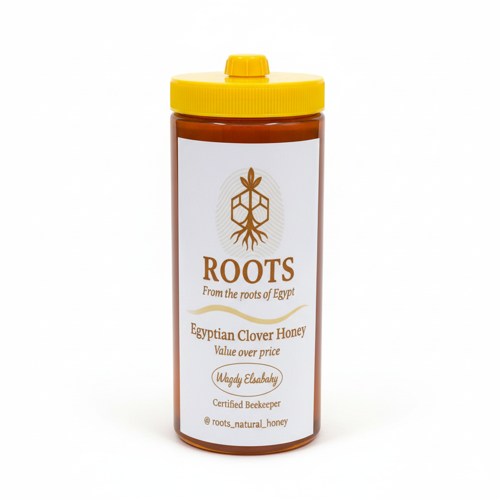 عسل البرسيم المصري من ROOTS Naturals